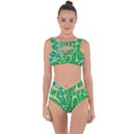 Golf Course Par Golf Course Green Bandaged Up Bikini Set 