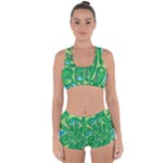 Golf Course Par Golf Course Green Racerback Boyleg Bikini Set