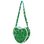 Golf Course Par Golf Course Green Heart Shoulder Bag