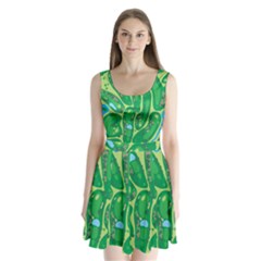 Split Back Mini Dress  