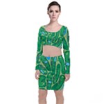 Golf Course Par Golf Course Green Top and Skirt Sets