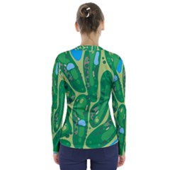 V-Neck Long Sleeve Top 