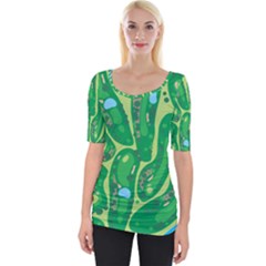 Wide Neckline T-Shirt 