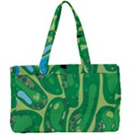 Golf Course Par Golf Course Green Canvas Work Bag