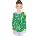 Golf Course Par Golf Course Green Kids  Long Sleeve Tee