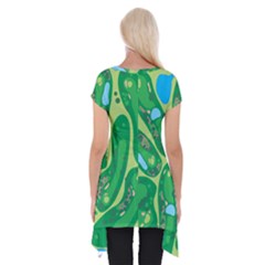 Short Sleeve Side Drop Tunic 