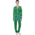 Golf Course Par Golf Course Green Casual Jacket and Pants Set