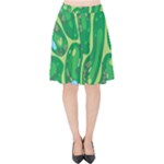 Golf Course Par Golf Course Green Velvet High Waist Skirt
