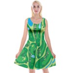 Golf Course Par Golf Course Green Reversible Velvet Sleeveless Dress