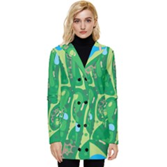 Button Up Hooded Coat  