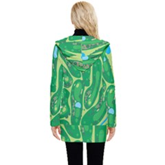 Button Up Hooded Coat  