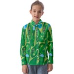 Golf Course Par Golf Course Green Kids  Long Sleeve Shirt