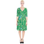 Golf Course Par Golf Course Green Wrap Up Cocktail Dress