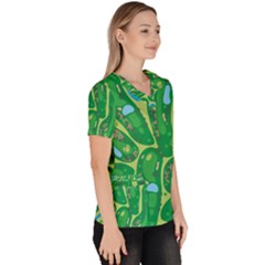 Women s V-Neck Scrub Top 