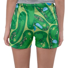 Women s Satin Sleepwear Shorts 