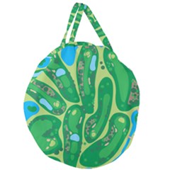 Giant Round Zipper Tote 