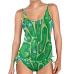 Golf Course Par Golf Course Green Tankini Set