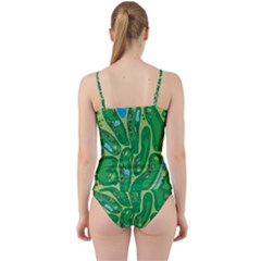 Cut Out Top Tankini Set 