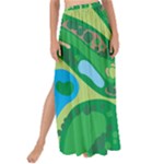 Golf Course Par Golf Course Green Maxi Chiffon Tie-Up Sarong
