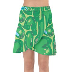 Wrap Front Skirt 