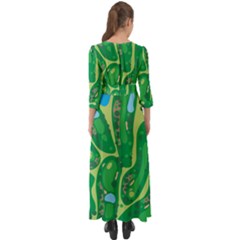 Button Up Boho Maxi Dress 