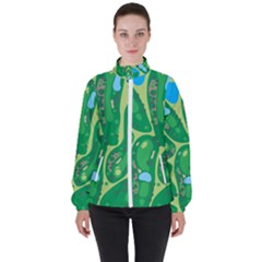 Women s High Neck Windbreaker 