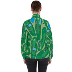 Women s High Neck Windbreaker 