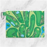 Golf Course Par Golf Course Green Canvas Cosmetic Bag (XL)