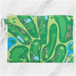 Golf Course Par Golf Course Green Canvas Cosmetic Bag (XXL)