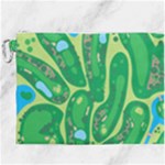 Golf Course Par Golf Course Green Canvas Cosmetic Bag (XXXL)