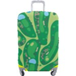 Golf Course Par Golf Course Green Luggage Cover (Large)