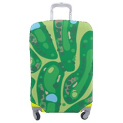 Golf Course Par Golf Course Green Luggage Cover (Medium) from ArtsNow.com