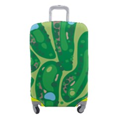 Golf Course Par Golf Course Green Luggage Cover (Small) from ArtsNow.com