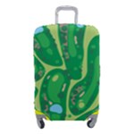 Golf Course Par Golf Course Green Luggage Cover (Small)