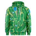 Golf Course Par Golf Course Green Men s Overhead Hoodie