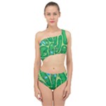 Golf Course Par Golf Course Green Spliced Up Two Piece Swimsuit
