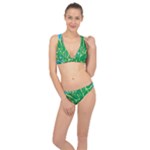 Golf Course Par Golf Course Green Classic Banded Bikini Set 