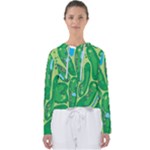 Golf Course Par Golf Course Green Women s Slouchy Sweat