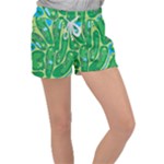 Golf Course Par Golf Course Green Women s Velour Lounge Shorts