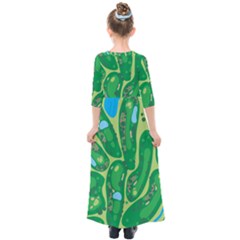 Kids  Quarter Sleeve Maxi Dress 