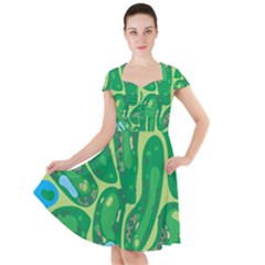 Cap Sleeve Midi Dress 