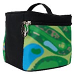 Golf Course Par Golf Course Green Make Up Travel Bag (Small)