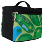Golf Course Par Golf Course Green Make Up Travel Bag (Big)