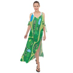 Maxi Chiffon Cover Up Dress 
