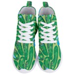 Golf Course Par Golf Course Green Women s Lightweight High Top Sneakers