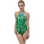 Golf Course Par Golf Course Green Go with the Flow One Piece Swimsuit