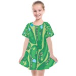 Golf Course Par Golf Course Green Kids  Smock Dress