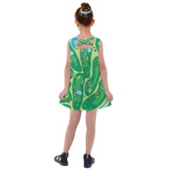 Kids  Cross Back Dress 