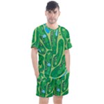 Golf Course Par Golf Course Green Men s Mesh Tee and Shorts Set