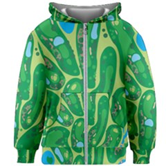 Kids  Zipper Hoodie Without Drawstring 
